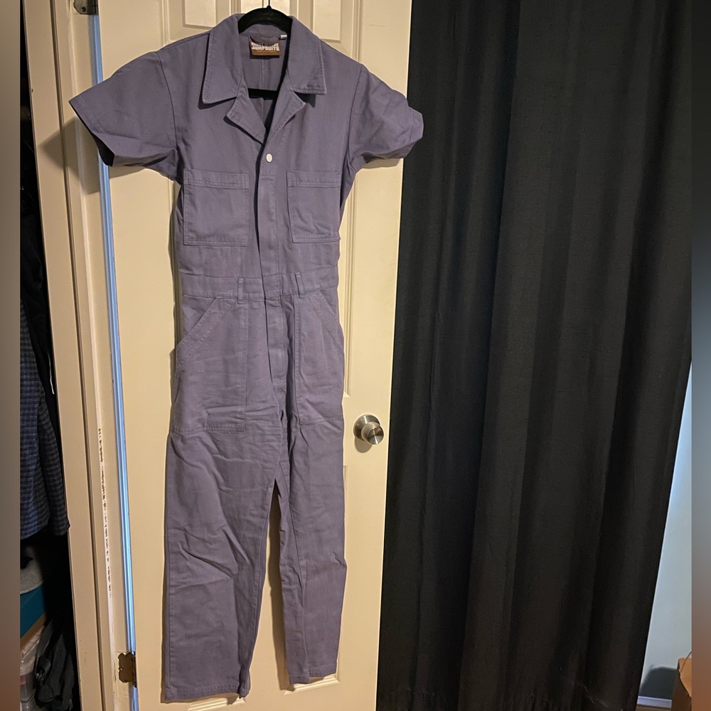 Big Bud Press Faded grape short sleeve jumpsuit